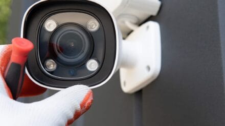 Maintenance De Caméra Sur Site Client